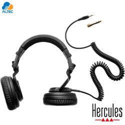 Hercules HDP DJ45 - Audífonos DJ Cerrados 50 mm