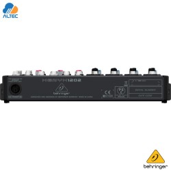 Consola Behringer 1202 mezcladora analógica 12 entradas