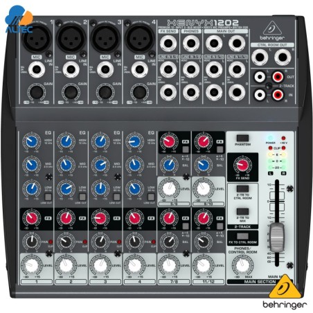 Consola Behringer 1202 mezcladora analógica 12 entradas