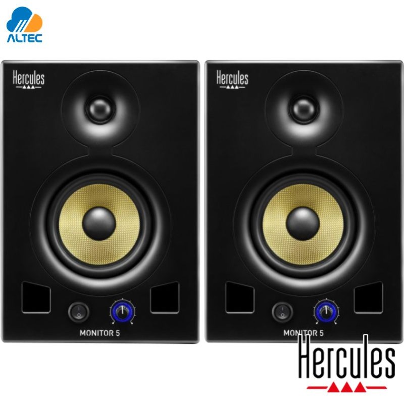 Hercules Monitor 5 - Monitores Activos Biamplificados 5"