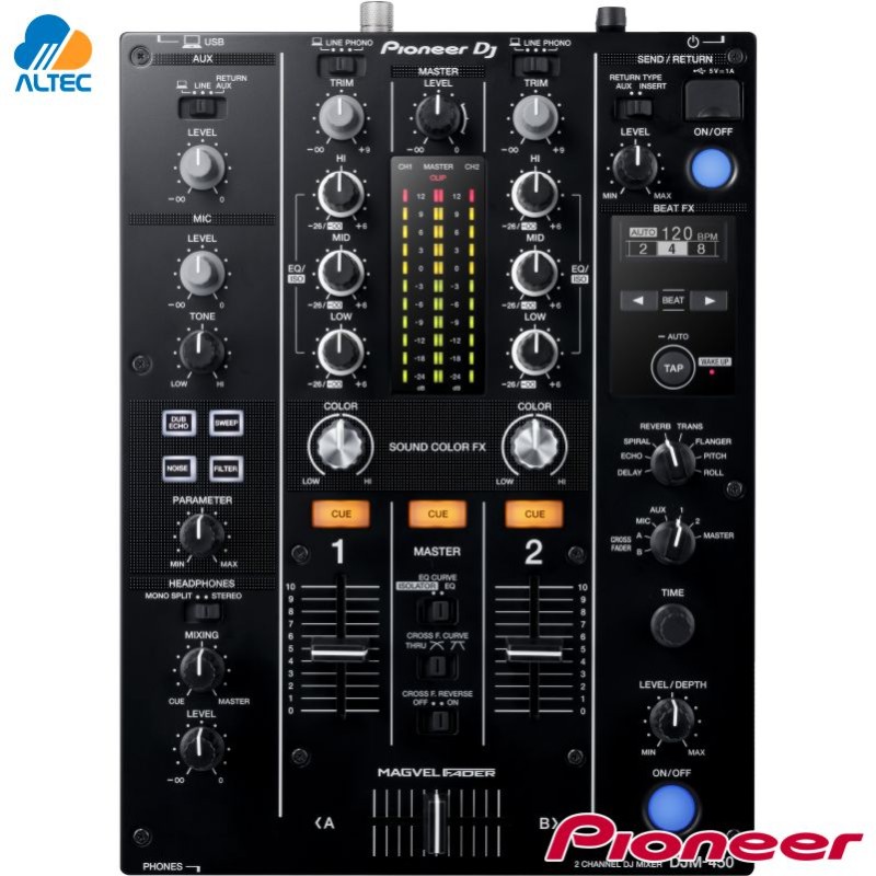 Pioneer DJM-450 - Mixer DJ Profesional de 2 Canales