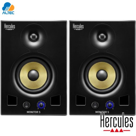Hercules Monitor 5 - Monitores Activos Biamplificados 5"