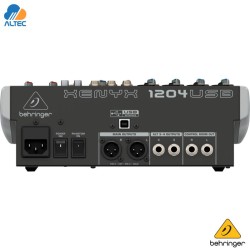 Behringer XENYX 1204USB - mezclador de 12 entradas y 4 preamplificadores de micrófono, ecualizador e interfaz USB