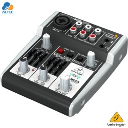 Consola Behringer 302USB mezcladora compacta con interfaz USB