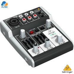 Consola Behringer 302USB mezcladora compacta con interfaz USB