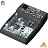 Behringer XENYX 502 - mezclador de 5 entradas y 2 preamplificadores de micrófono y ecualizador