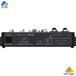 Consola Behringer 802 mezcladora analógica compacta 8 entradas