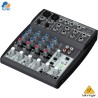 Consola Behringer 802 mezcladora analógica compacta 8 entradas