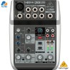 Consola Behringer Q502USB mezcladora USB compacta de 5 canales