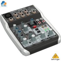 Consola Behringer Q502USB mezcladora USB compacta de 5 canales