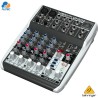 Behringer XENYX QX602MP3 - mezclador de 6 entradas, 2 preamplificadores de micrófono, ecualizador, reproductores MP3 y efectos