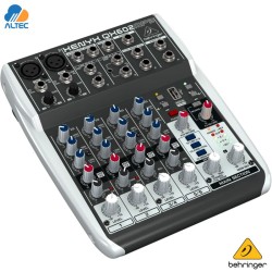 Consola Behringer QX602MP3 mezcladora portátil con MP3