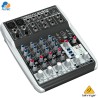 Behringer XENYX QX602MP3 - mezclador de 6 entradas, 2 preamplificadores de micrófono, ecualizador, reproductores MP3 y efectos