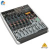 Behringer XENYX QX1204USB - mezclador de 12 entradas, 4 preamplificadores de micrófono, ecualizador, interfaz de audio y efectos