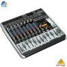 Behringer XENYX QX1222USB - mezclador de 12 entradas, 6 preamplificadores de micrófono, ecualizador, interfaz de audio y efectos