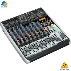Behringer XENYX QX1622USB - mezclador de 16 entradas, 4 preamplificadores de micrófono, ecualizador, interfaz de audio y efectos