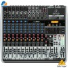 Behringer XENYX QX1832USB - mezclador de 18 entradas, 6 preamplificadores de micrófono, ecualizador, interfaz de audio y efectos