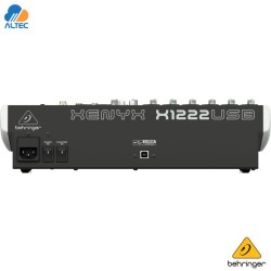 Consola Behringer X1222USB mezcladora 16 canales USB FX