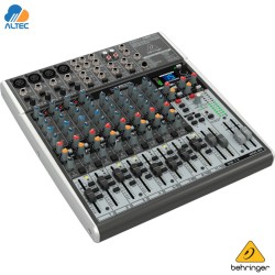 Behringer XENYX X1622USB - mezclador de 16 entradas, 4 preamplificadores de micrófono, ecualizador, interfaz de audio y efectos
