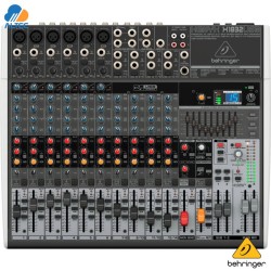 Consola Behringer X1832USB mezcladora 18 canales USB