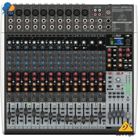 Consola Behringer X2442USB mezcladora 24 canales USB