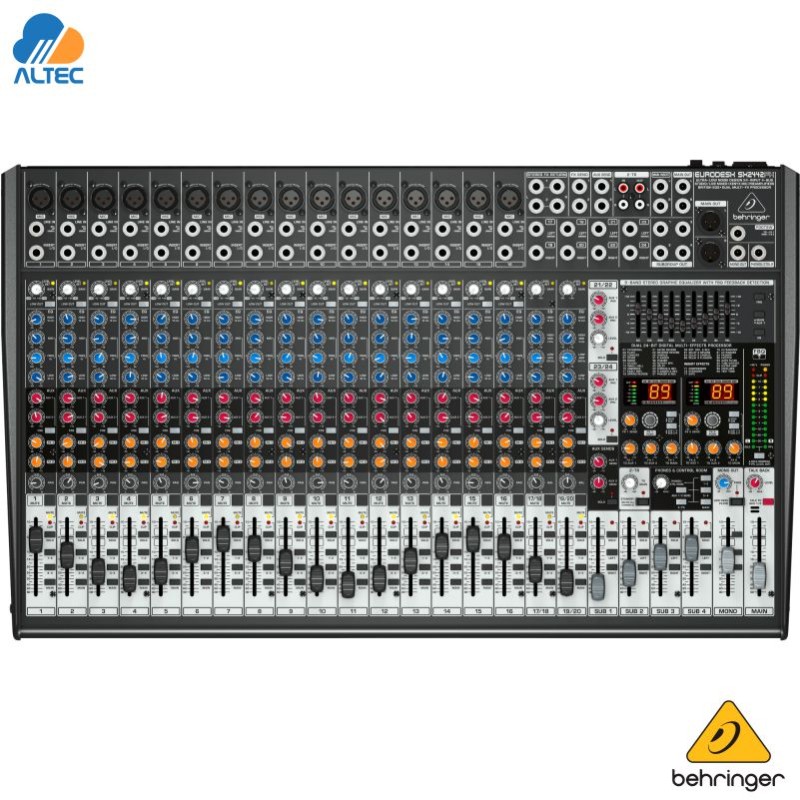 Consola Behringer SX2442FX mezcladora 24 canales FX