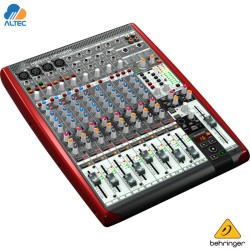Consola Behringer UFX1204 mezcladora 12 canales USB FireWire