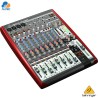 Behringer XENYX UFX1204 - mezclador de 12 entradas, 4 preamplificadores de micrófono, ecualizador, interfaz de audio y efectos