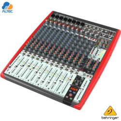 Consola Behringer UFX1604 mezcladora 16 canales USB FireWire