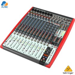 Behringer XENYX UFX1604 - mezclador de 16 entradas, 8 preamplificadores de micrófono, ecualizador, interfaz de audio y efectos