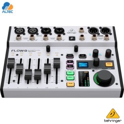 Behringer FLOW8 - Mezcladora digital compacta con Bluetooth