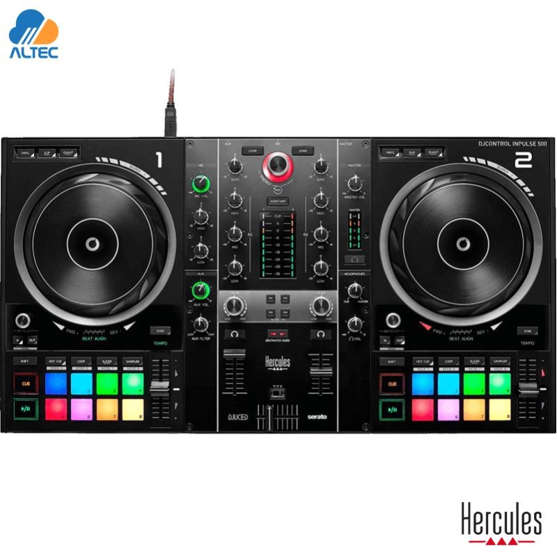 Hercules Inpulse 500 - Controlador Dj profesional para DJUCED