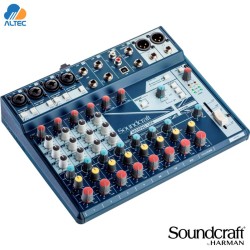 Soundcraft NOTEPAD-12FX - mezcladora de 12 entradas, 4 entradas XLR, efectos, interfaz de audio USB
