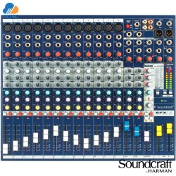 Soundcraft EFX12 Mixer Analógico 12ch con FX Lexicon y EQ Británico
