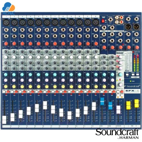 Soundcraft EFX12 - mezcladora de 12 entradas, 12 entradas XLR y efectos