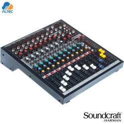 Soundcraft EPM8 Mixer Analógico 8ch con EQ Británico y Auxiliar