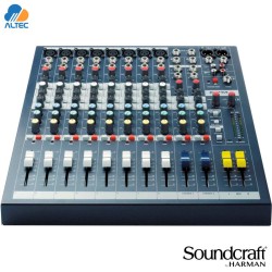 Soundcraft EPM8 Mixer Analógico 8ch con EQ Británico y Auxiliar