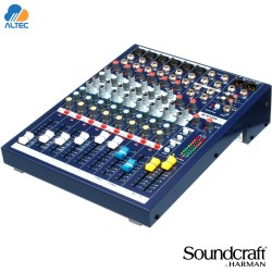 Soundcraft EPM6 Mixer Analógico 6ch con EQ Británico y Auxiliar