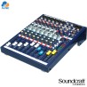 Soundcraft EPM6 Mixer Analógico 6ch con EQ Británico y Auxiliar