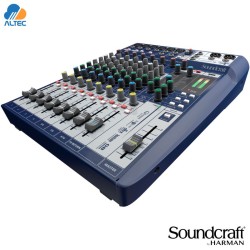 Soundcraft SIGNATURE 10 - mezcladora de 10 entradas, 6 entradas XLR, efectos, interfaz de audio USB