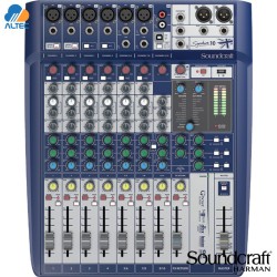 Soundcraft SIGNATURE 10 - mezcladora de 10 entradas, 6 entradas XLR, efectos, interfaz de audio USB