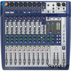 Soundcraft Signature 12 Mixer Analógico 12ch con FX y EQ Británico
