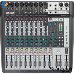 Soundcraft SIGNATURE 12MTK - mezcladora de 12 entradas, 8 entradas XLR, efectos, interfaz de audio USB multitrack