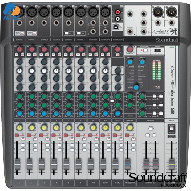 Soundcraft Signature 12MTK Mixer Analógico 12ch con USB Multitrack