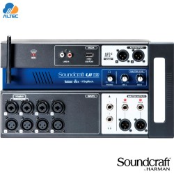 Soundcraft UI12 - mezcladora de 12 entradas, 8 entradas XLR, efectos