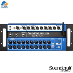 Soundcraft UI24R - mezcladora de 24 entradas, 20 entradas XLR, efectos, interfaz de audio USB