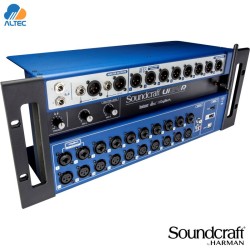 Soundcraft UI24R - mezcladora de 24 entradas, 20 entradas XLR, efectos, interfaz de audio USB