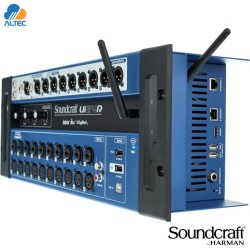 Soundcraft UI24R - mezcladora de 24 entradas, 20 entradas XLR, efectos, interfaz de audio USB