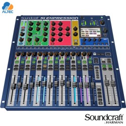 Soundcraft SI EXPRESSION 1 - mezcladora de 32 entradas expandible a 64, 32 entradas XLR, efectos