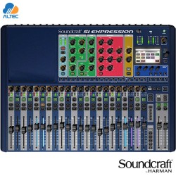 Soundcraft SI EXPRESSION 2 - mezcladora de 24 entradas expandible a 64, 24 entradas XLR, efectos